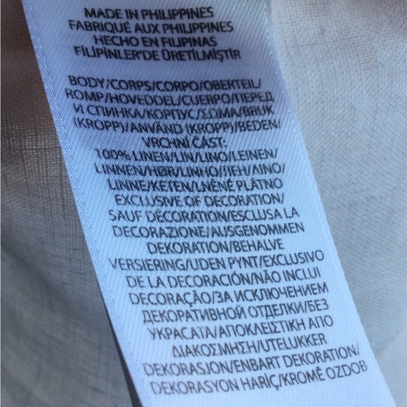 Ralph Lauren Linen Short-sleeve Shirt- 1XB - Picture 7 of 7